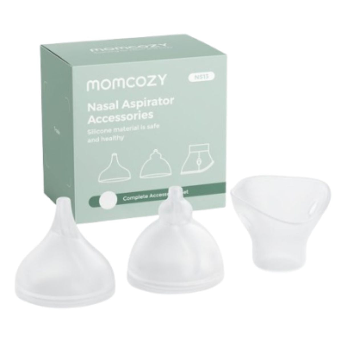 Momcozy BreezyClear 2-in-1 Electric Nasal Aspirator Replacement Heads - Complete Replacement Set