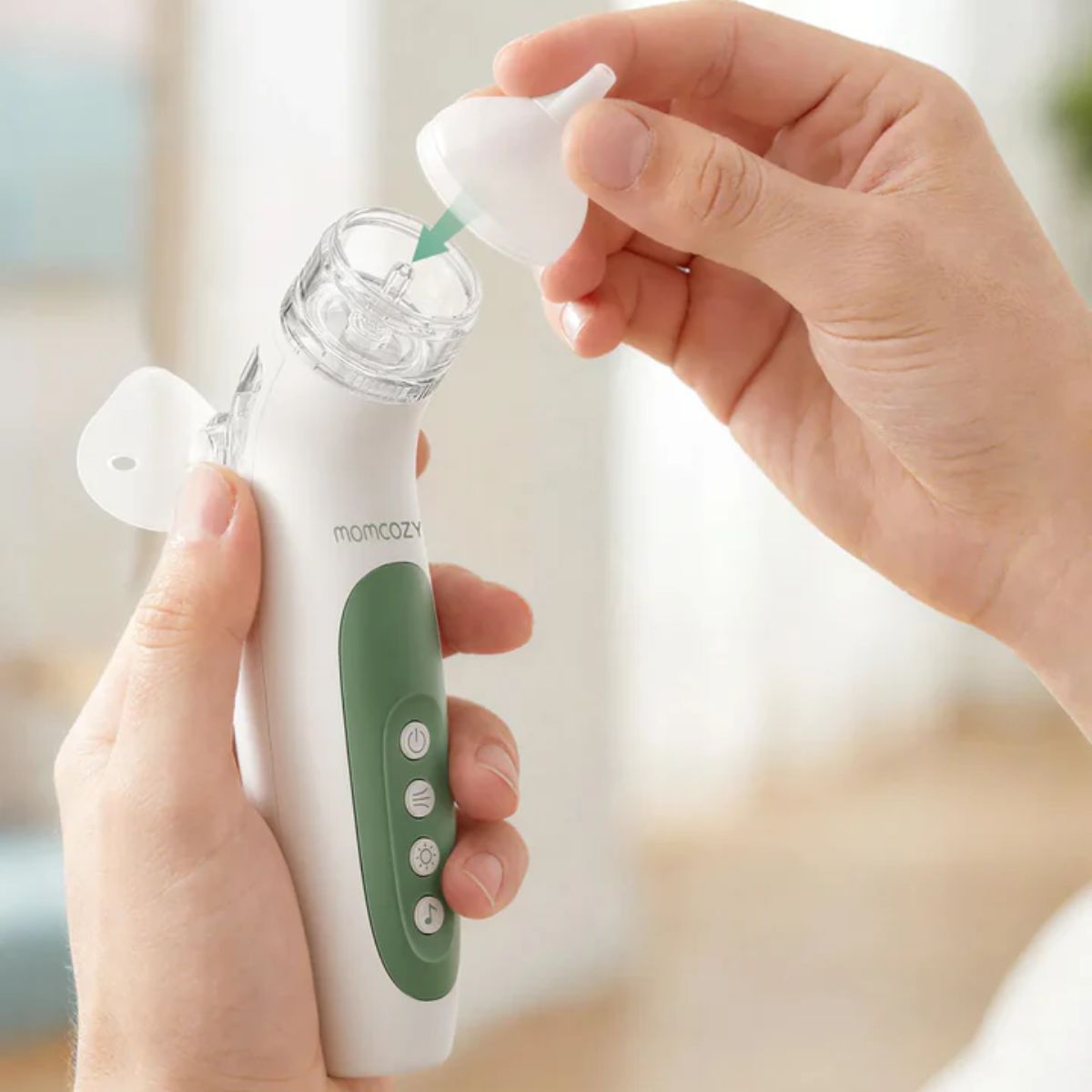 Momcozy BreezyClear 2-in-1 Electric Nasal Aspirator Replacement Heads - Perfect BreezyClear Compatibility