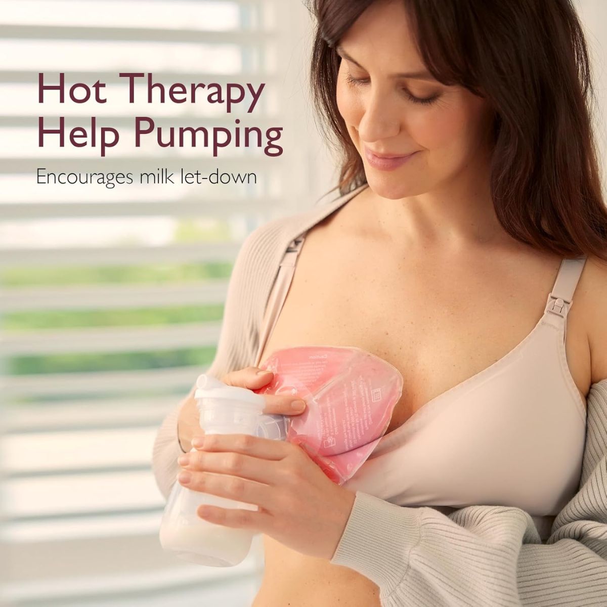 Momcozy Hot and Cold Breast Larger Pads 2-Pack - Hot & Cold Breast Therapy