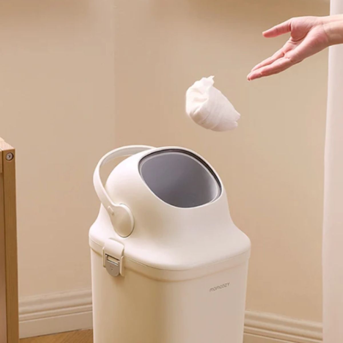Momcozy Triple-Seal Diaper Pail - Hands-Free Hygienic Disposal